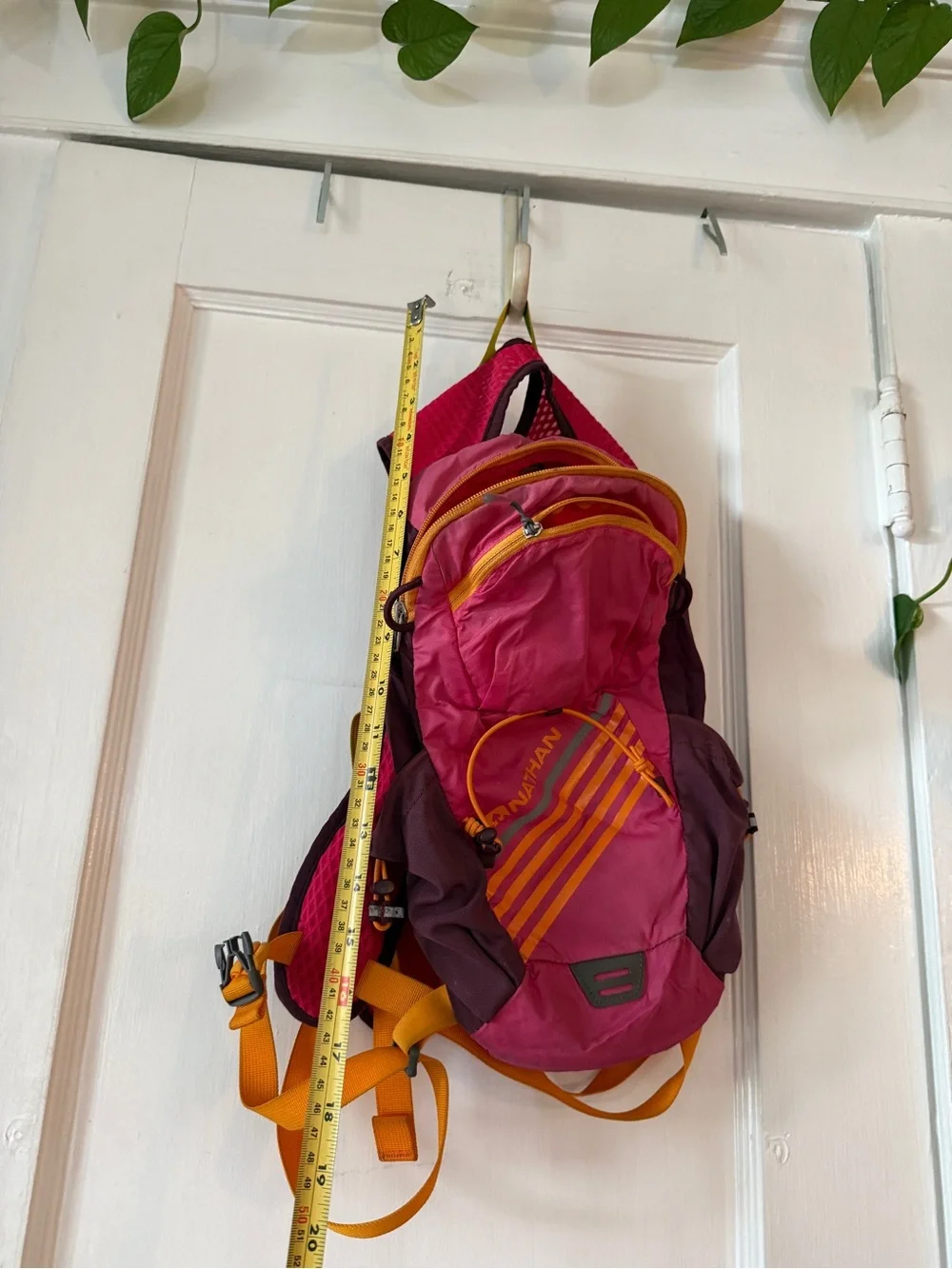 Natan Hot Pink Backpack with Orange Straps